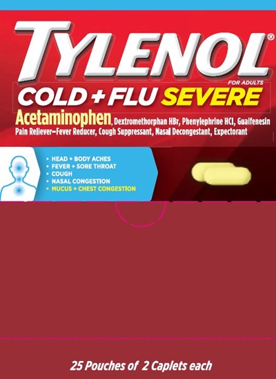 Tylenol C and F 25ct.jpg Tylenol Cold 25ct - Tylenol C and F 25ct